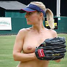 sexy naked baseball pitcher girl